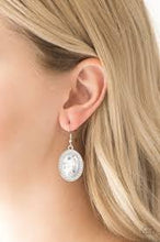 Load image into Gallery viewer, Only Fame in Town White Earrings