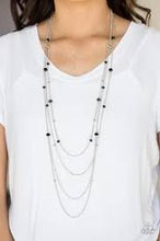 Load image into Gallery viewer, On the Front Shine Black Necklace - Angie's $5.00 Bling