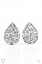 Load image into Gallery viewer, On the Money White Clip On Earrings