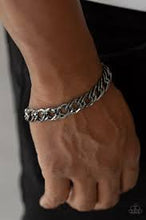 Load image into Gallery viewer, On the Ropes Black Men&#39;s Bracelet