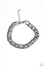 On the Ropes Black Men's Bracelet