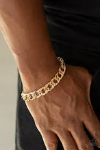 Load image into Gallery viewer, On the Ropes Gold Men&#39;s Bracelet
