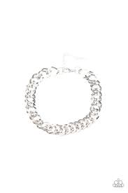 On the Ropes Silver Men's Bracelet