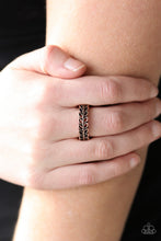 Load image into Gallery viewer, On the Vine Copper Skinny Band Ring