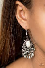 Load image into Gallery viewer, Onward and Westward White Earrings