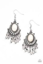 Load image into Gallery viewer, Onward and Westward White Earrings