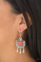 Load image into Gallery viewer, Open Pastures Orange Earrings