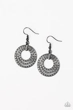 Load image into Gallery viewer, Open Plains Black Earrings
