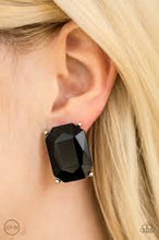 Load image into Gallery viewer, Opera House Hustle Black Clip On Earrings