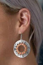 Load image into Gallery viewer, Organically Omega Orange Earrings