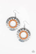 Load image into Gallery viewer, Organically Omega Orange Earrings