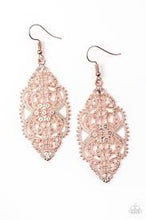Load image into Gallery viewer, Ornately Ornate Rose Gold Earrings