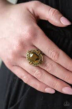 Load image into Gallery viewer, Outta My Way Brass Ring - Angie's $5.00 Bling
