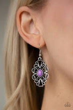 Load image into Gallery viewer, Over the Pop Purple Earrings