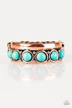 Load image into Gallery viewer, Over the River and Through the Woods Copper Skinny Band Rings