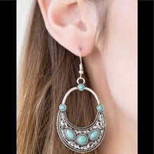 Load image into Gallery viewer, Paleo Paradise Turquoise Earrings