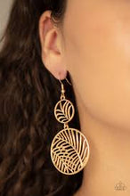 Load image into Gallery viewer, Palm Oasis Gold Earrings