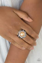 Load image into Gallery viewer, Pampered in Pearls Brown Ring - Angie's $5.00 Bling