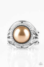 Load image into Gallery viewer, Pampered in Pearls Brown Ring - Angie's $5.00 Bling