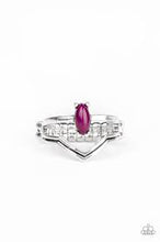 Load image into Gallery viewer, Panama Peak Purple Skinny Band Ring