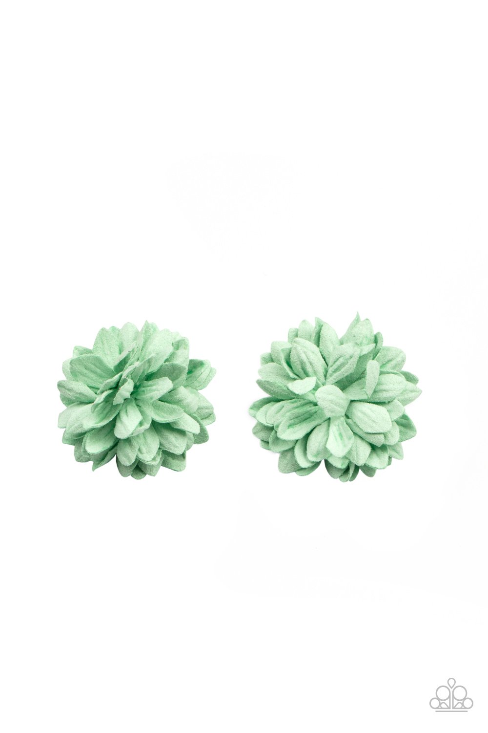 Paper Paradise Green Hair Clip