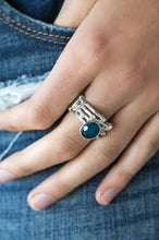 Load image into Gallery viewer, Pardon My Sparkle Blue Ring - Angie's $5.00 Bling