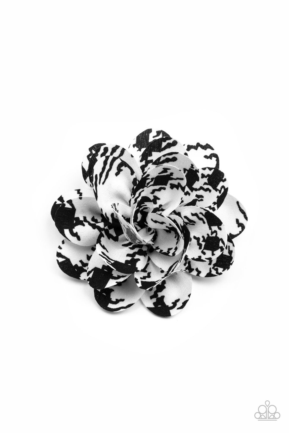 Patterned Paradise White Hair clip