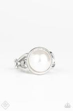Load image into Gallery viewer, Pearl Powerhouse White Skinny Band Ring