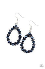 Load image into Gallery viewer, Pearl Spectacular Blue Earrings
