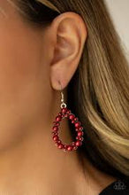 Load image into Gallery viewer, Pearl Spectacular Red Earrings
