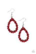 Load image into Gallery viewer, Pearl Spectacular Red Earrings