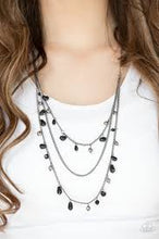 Load image into Gallery viewer, Pebble Beach Beauty Black Necklace - Angie's $5.00 Bling