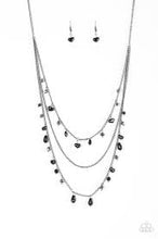 Load image into Gallery viewer, Pebble Beach Beauty Black Necklace - Angie's $5.00 Bling
