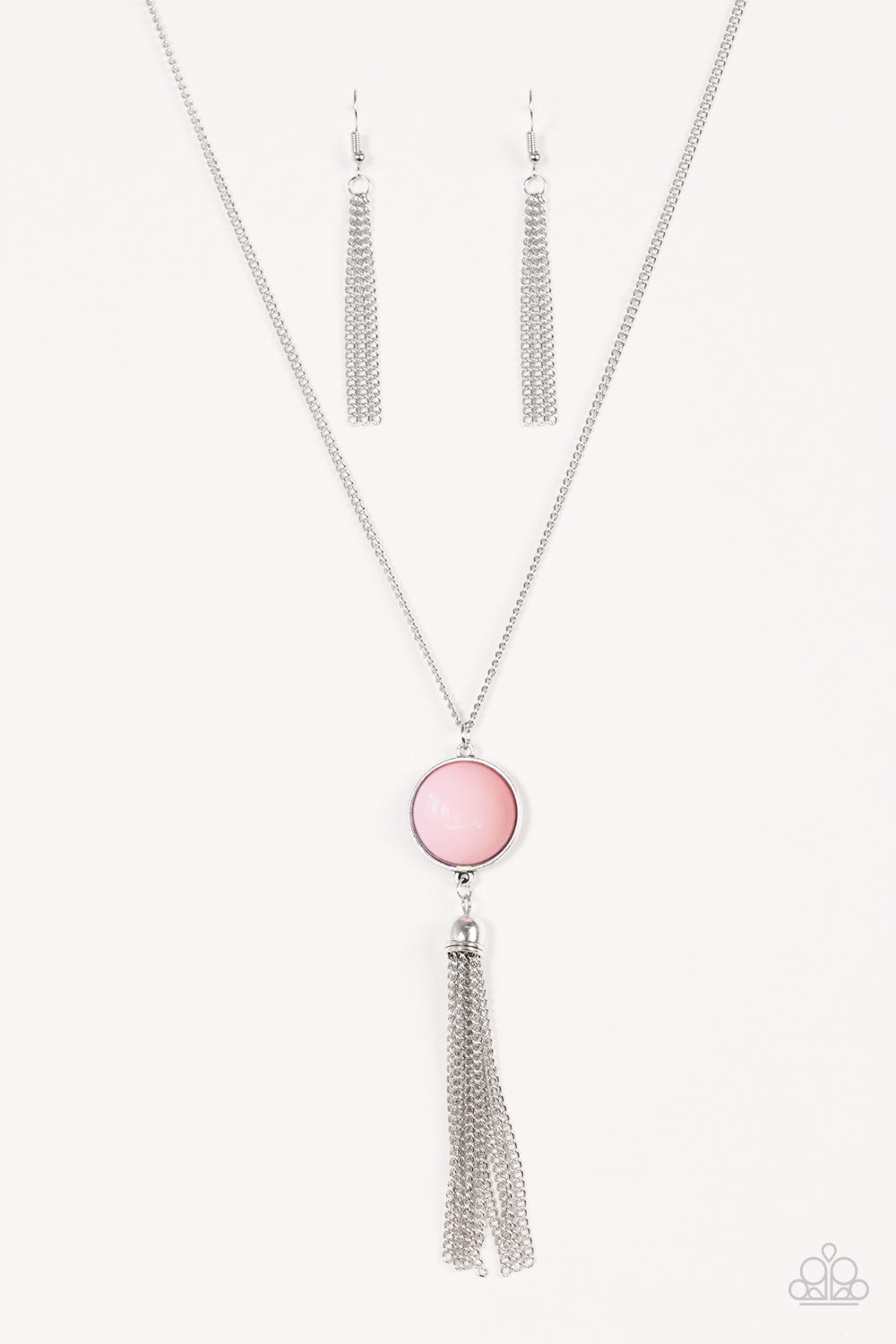 Pep In Your Step Pink Necklace
