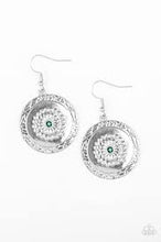 Load image into Gallery viewer, Peppy Poppy Green Earrings