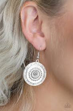 Load image into Gallery viewer, Peppy Poppy Silver Earrings