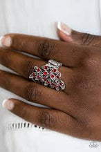Load image into Gallery viewer, Perennial Paradise Red Ring - Angie's $5.00 Bling