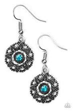 Load image into Gallery viewer, Perennial Party Blue Earrings