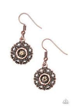 Load image into Gallery viewer, Perennial Party Copper Earrings