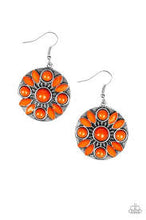 Load image into Gallery viewer, Petal Paradise Orange Earrings