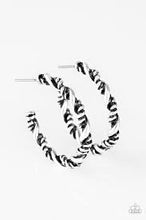 Load image into Gallery viewer, Plainly Panama Silver Hoop Earrings