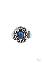 Load image into Gallery viewer, Please And Thank You Blue Skinny Band Ring