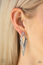 Load image into Gallery viewer, Point Bank White Jacket Earrings
