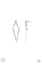 Load image into Gallery viewer, Point Bank White Jacket Earrings