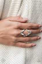 Load image into Gallery viewer, Point Out the Obvious Silver Skinny Band Ring