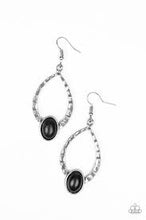 Load image into Gallery viewer, Pony Up Black Earrings