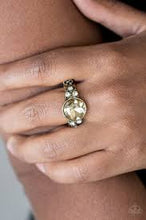 Load image into Gallery viewer, Poshly Pampered Brass Skinny Band Ring