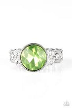 Load image into Gallery viewer, Poshly Pampered Green Skinny Band Ring
