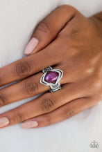 Load image into Gallery viewer, Positively Posh Purple Ring - Angie's $5.00 Bling