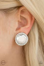 Load image into Gallery viewer, Positively Princess White Clip On Earrings